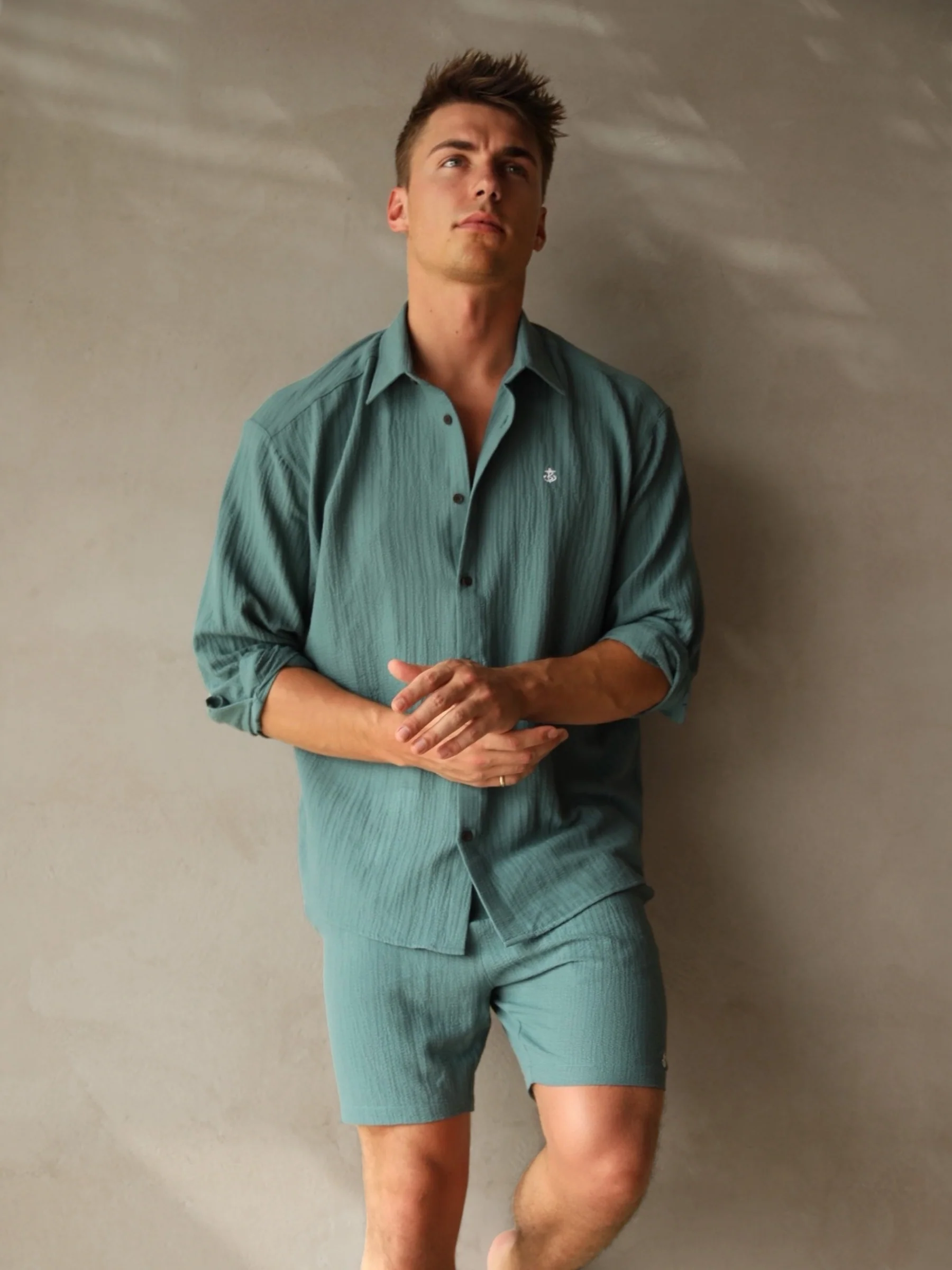 Salvatore Shorts - Teal - Image 4