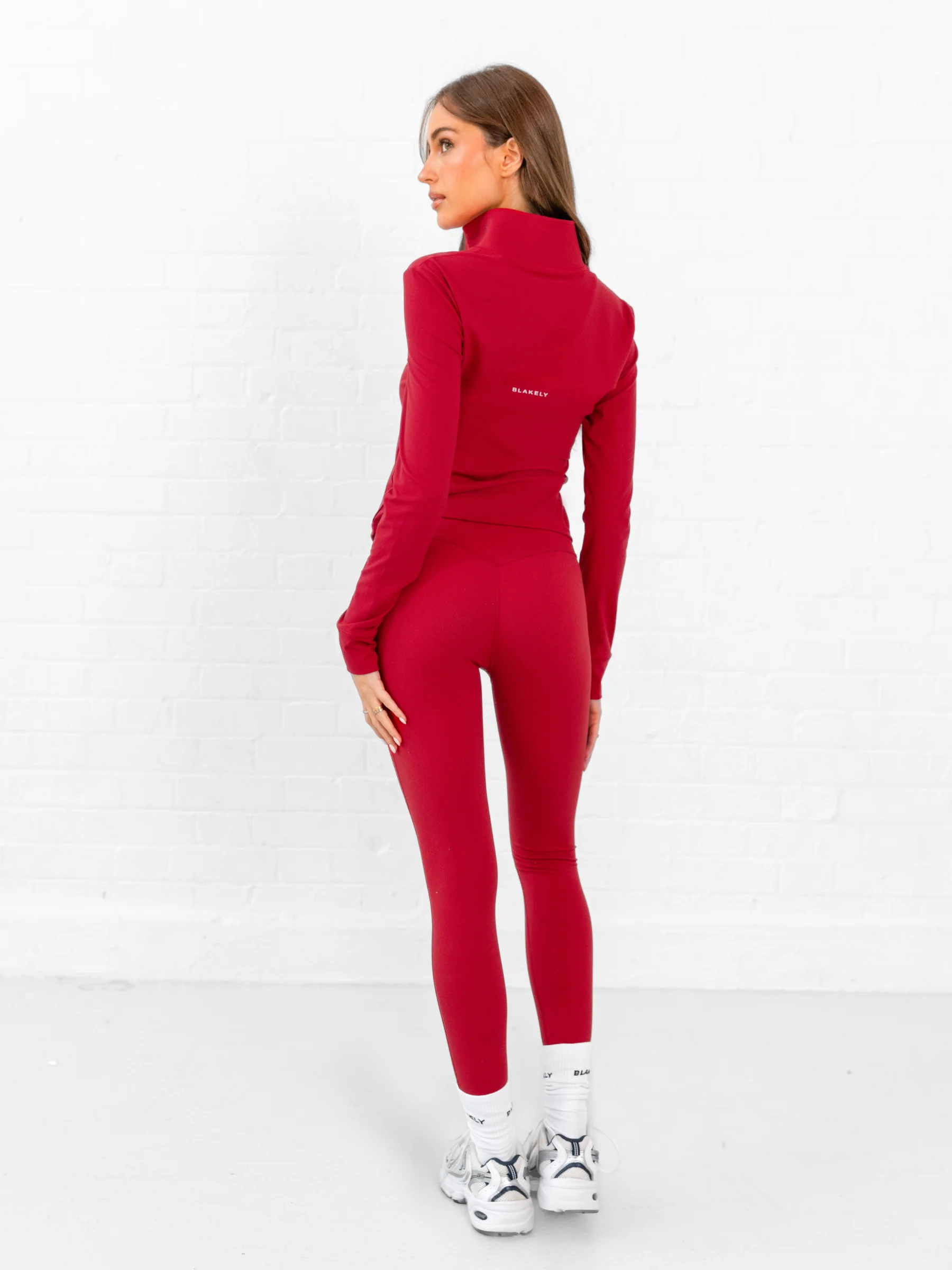 SculptForm Full Zip Jacket - Cherry Red - Image 4