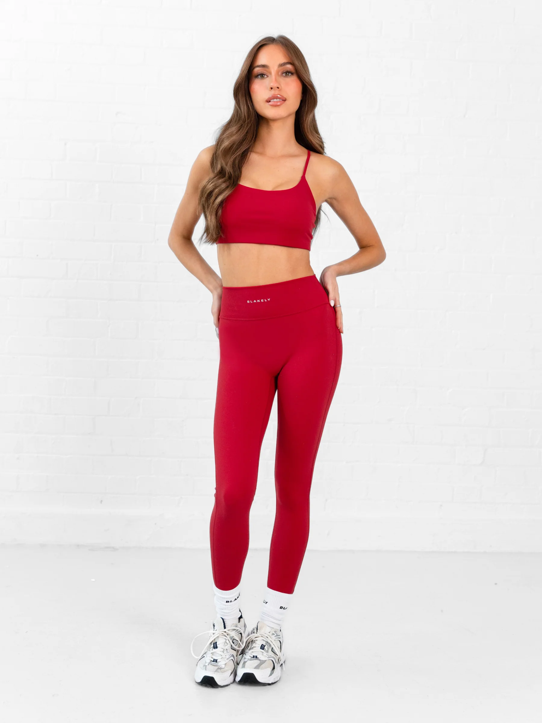 SculptForm Sports Bra - Cherry Red - Image 3