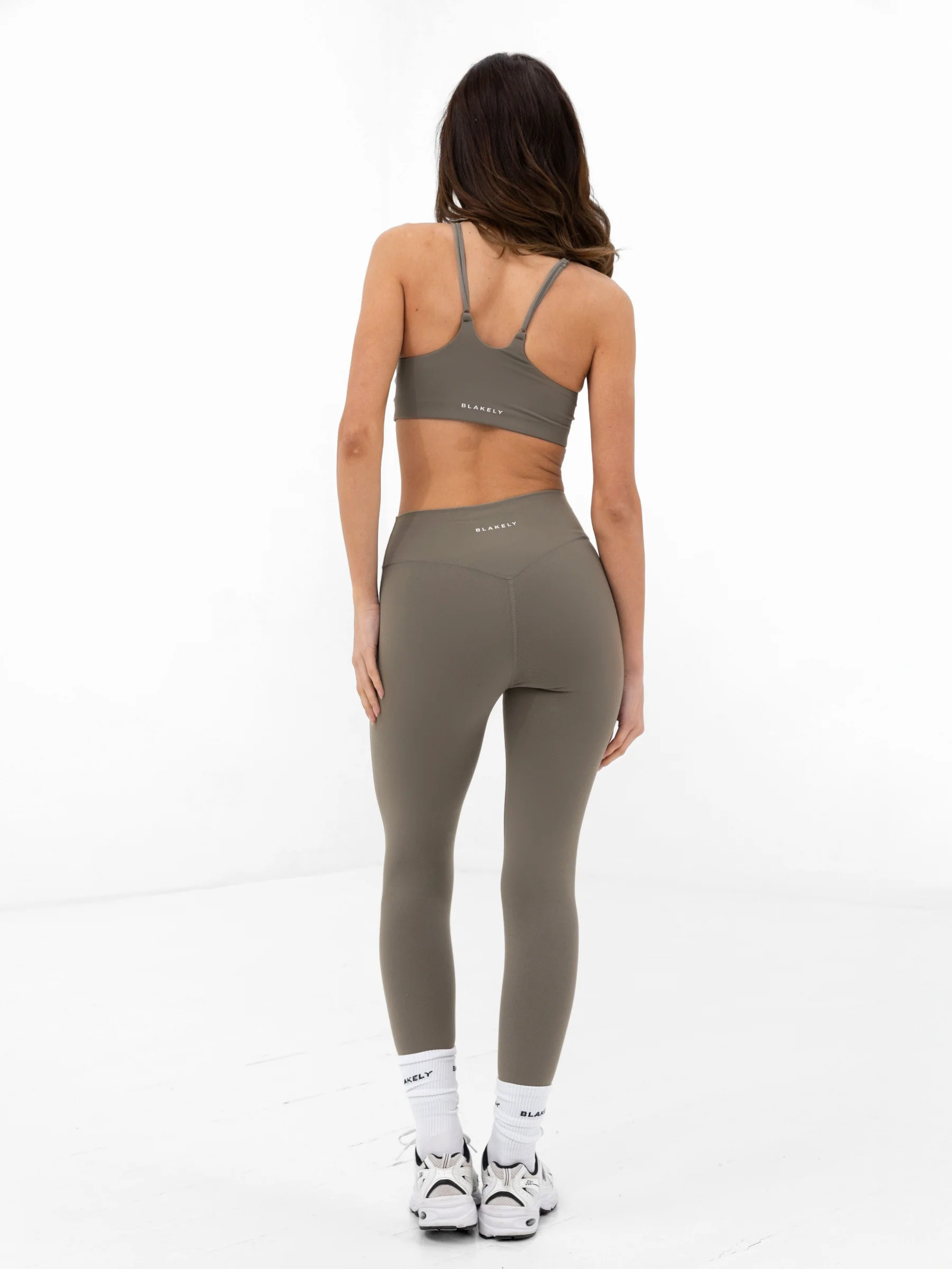 SculptForm Sports Bra - Safari Green - Image 4