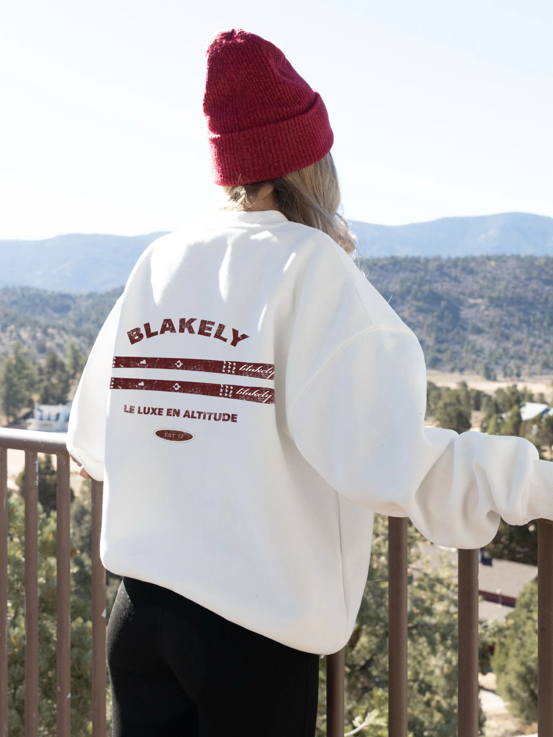 Sloane Ski Oversized Jumper - White