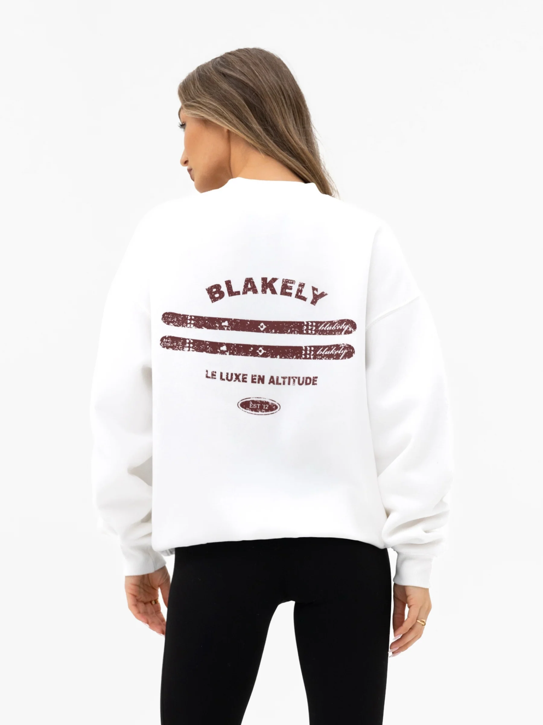 Sloane Ski Oversized Jumper - White - Image 5