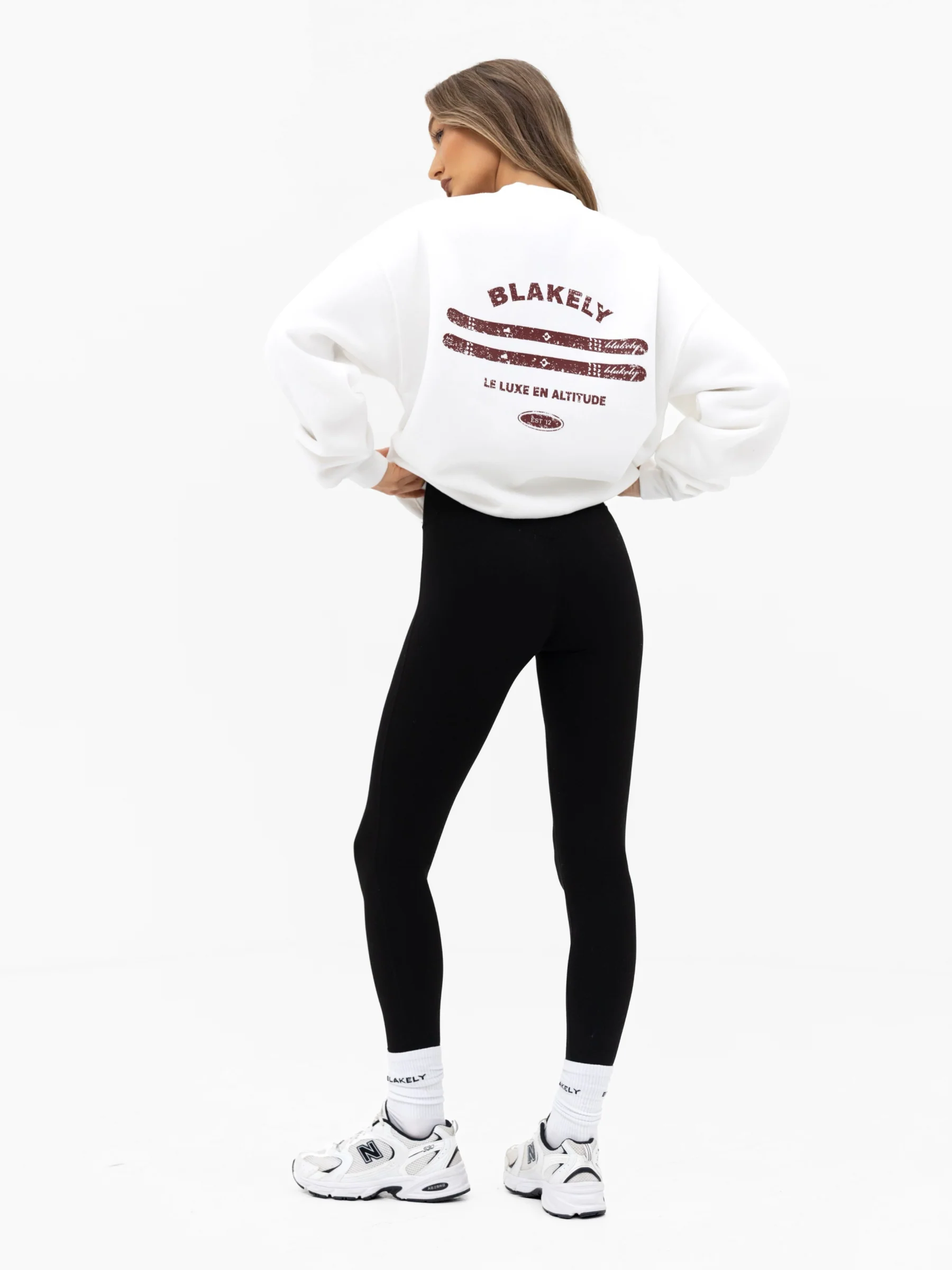 Sloane Ski Oversized Jumper - White - Image 6