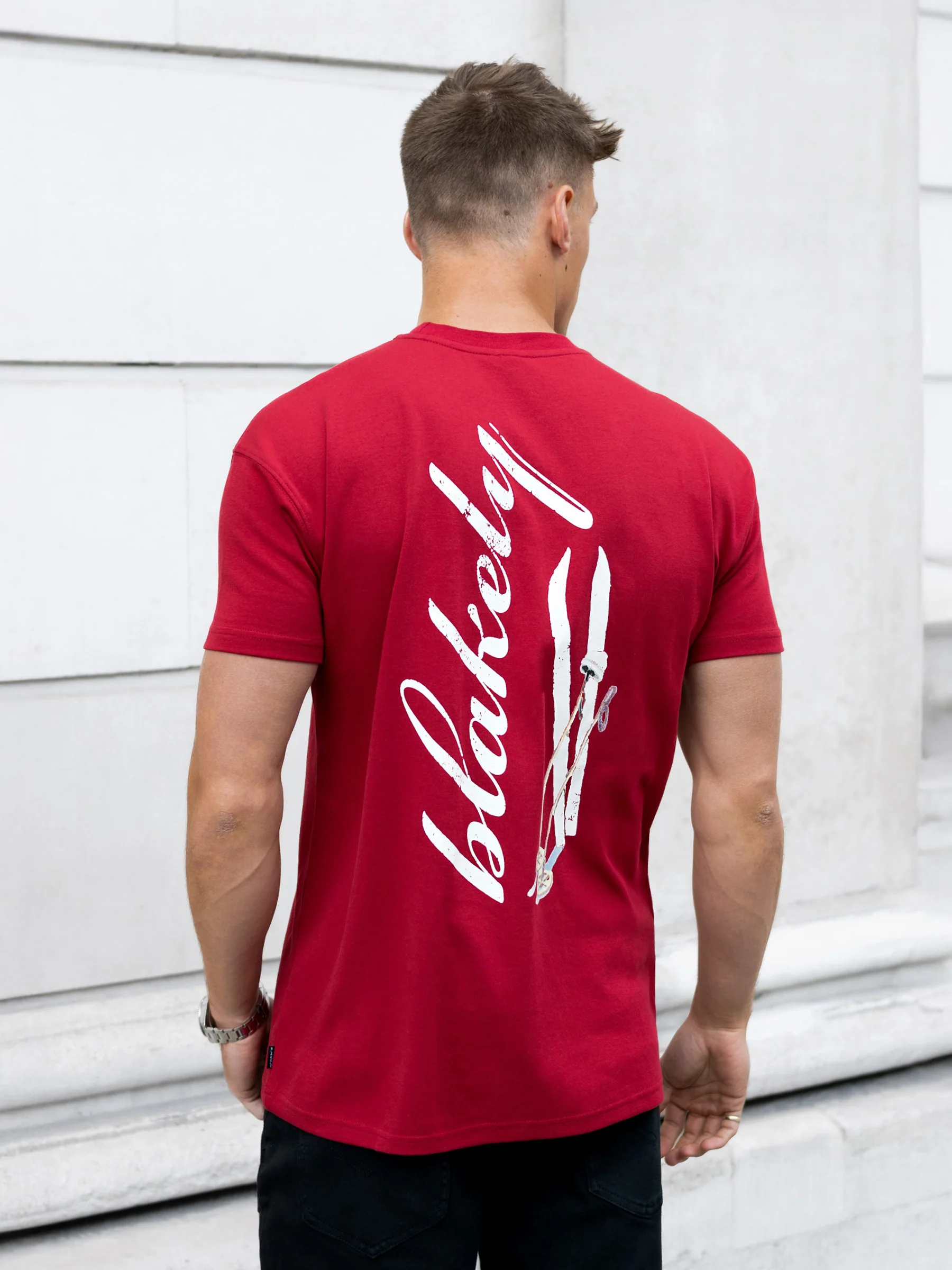 Sonny Relaxed T-Shirt - Red - Image 4