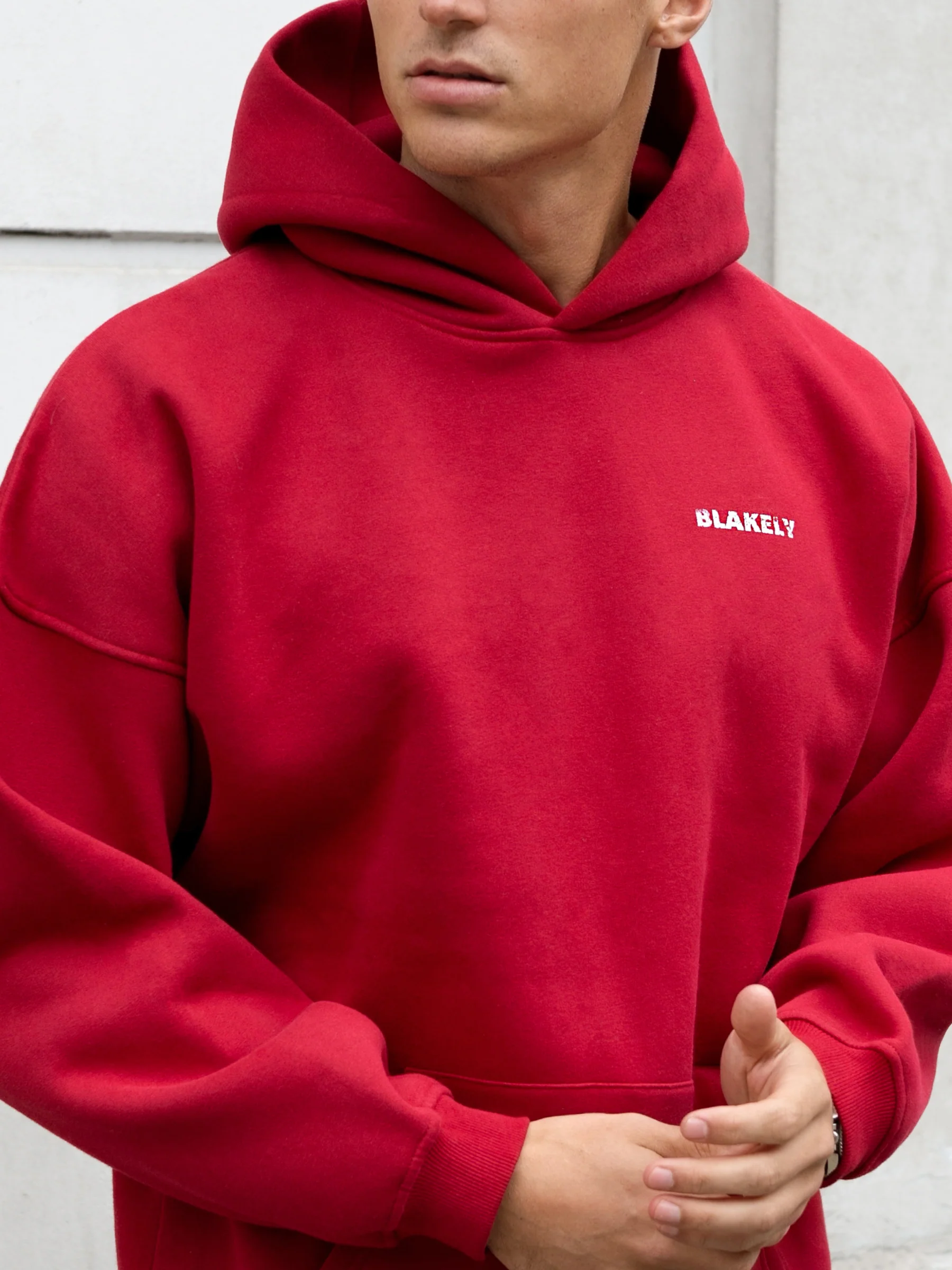 Sonny Ski Relaxed Hoodie - Red - Image 5