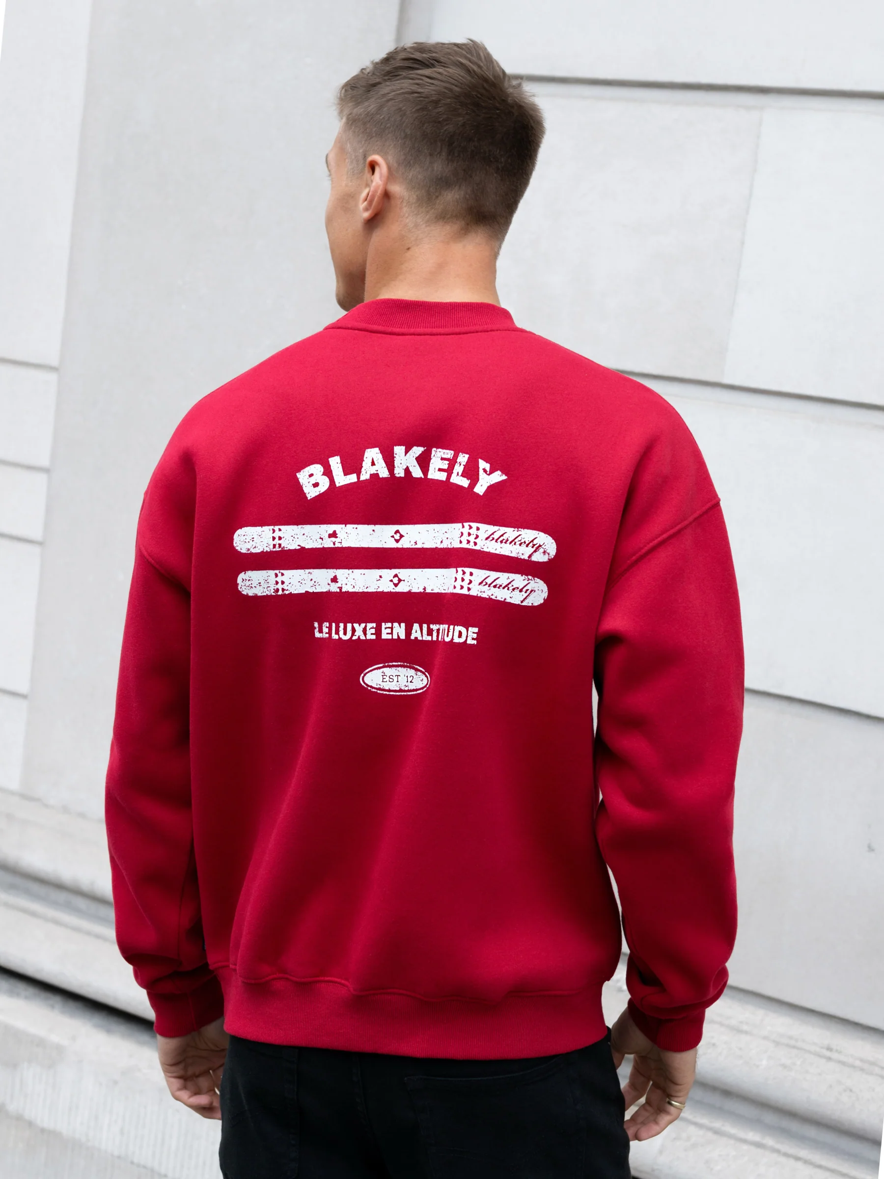 Sonny Ski Relaxed Jumper - Red - Image 5