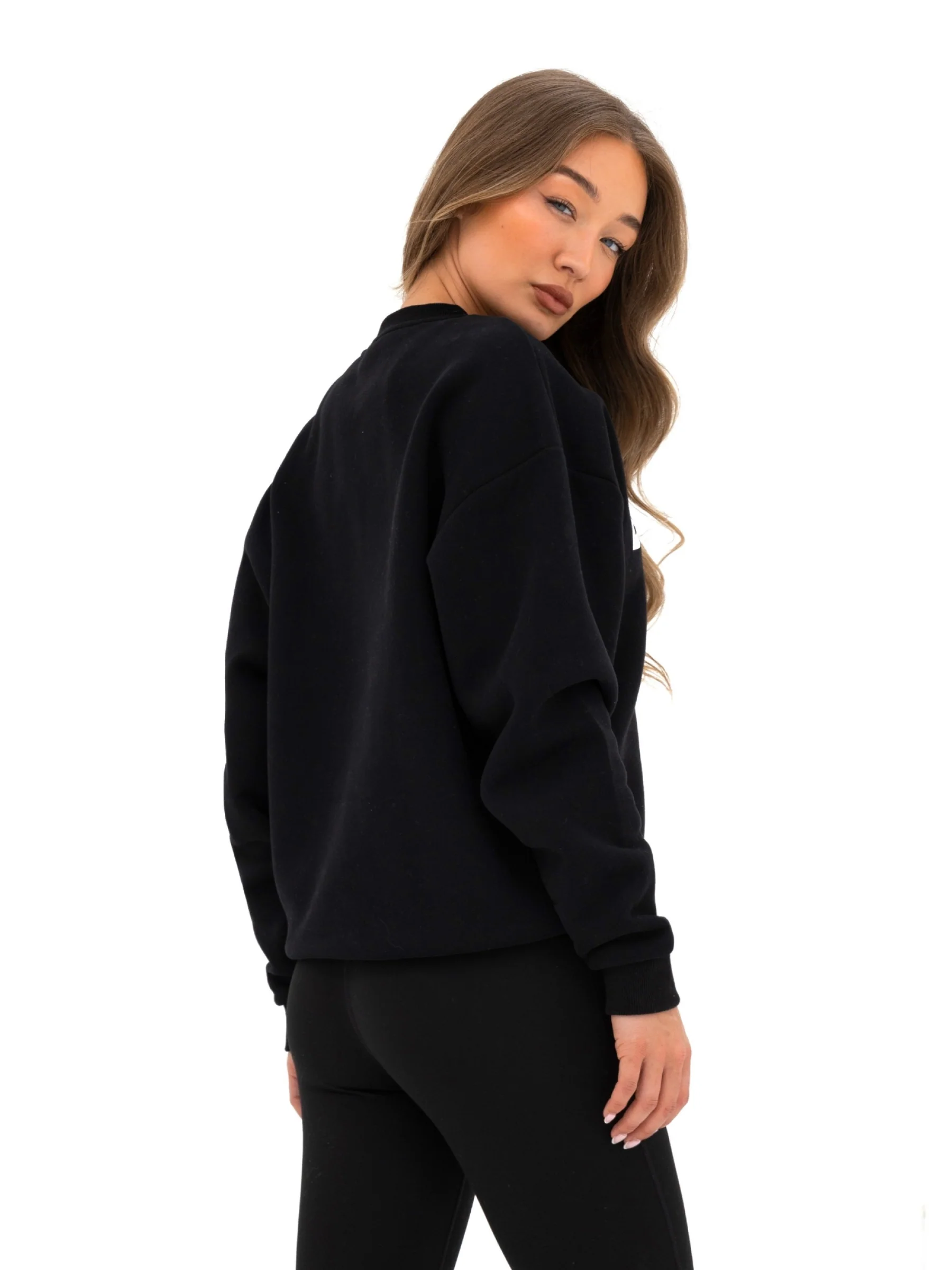 Studio Oversized Jumper - Black - Image 4