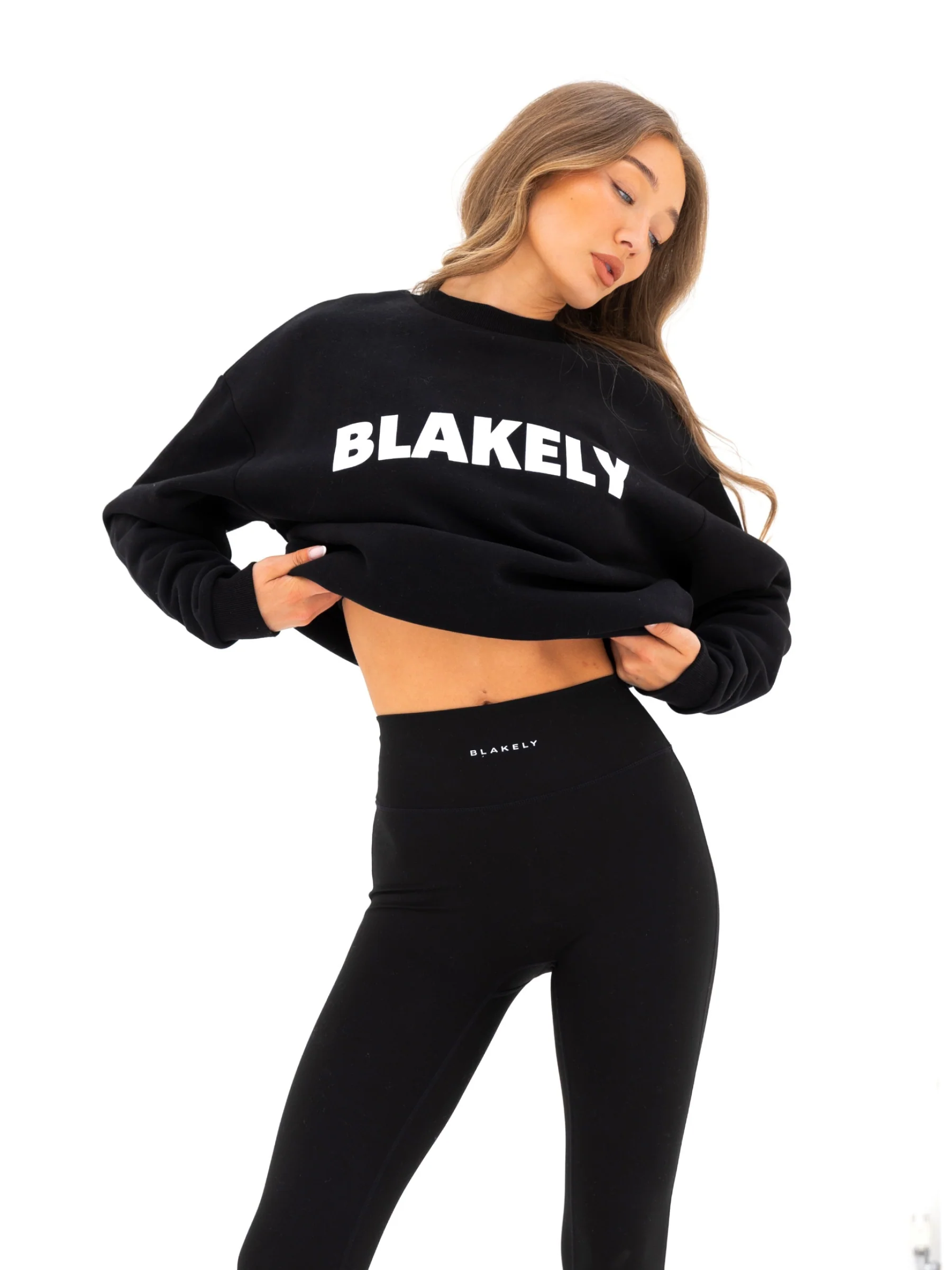 Studio Oversized Jumper - Black - Image 6