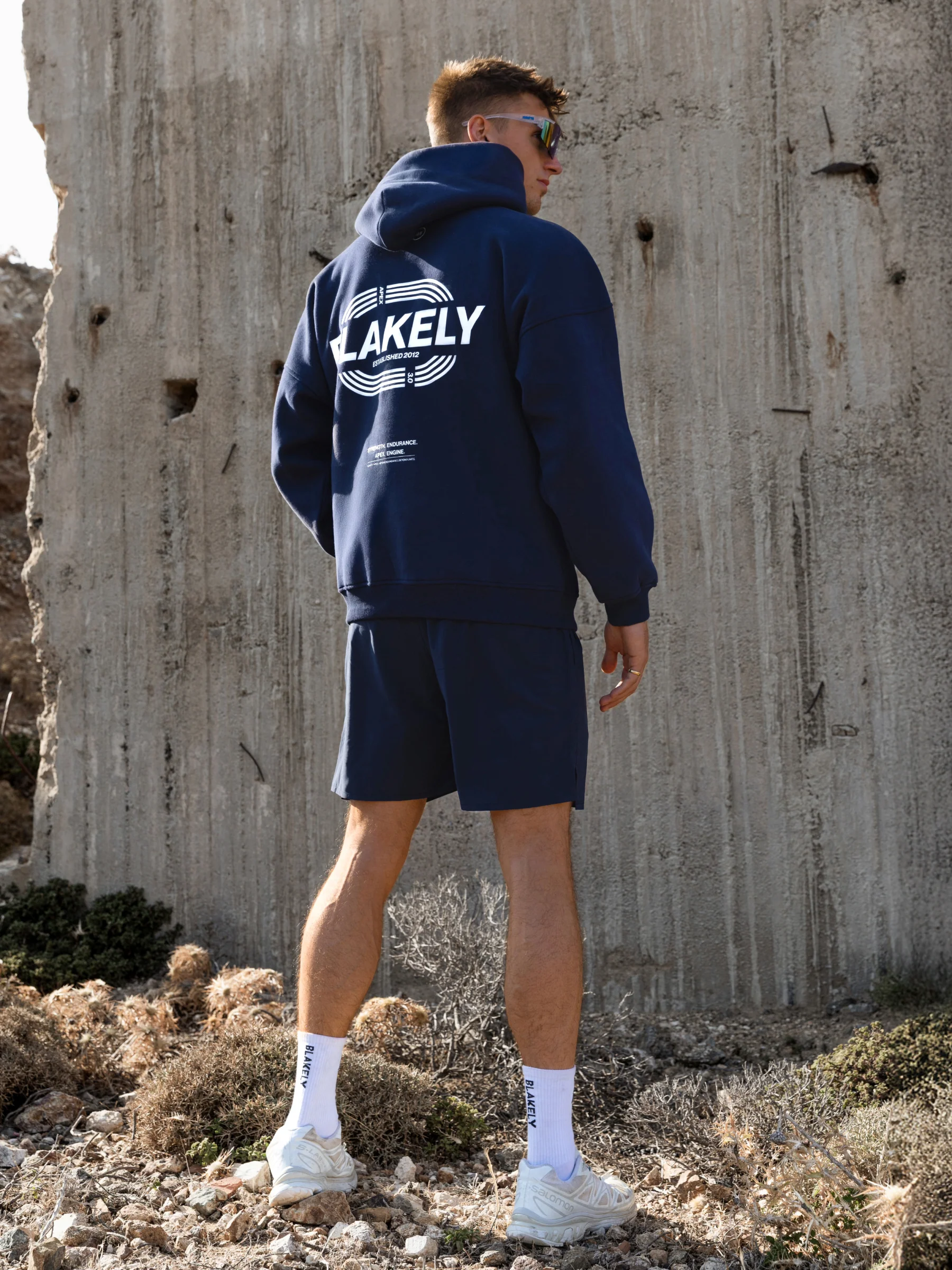Track Active Hoodie - True Navy - Image 3
