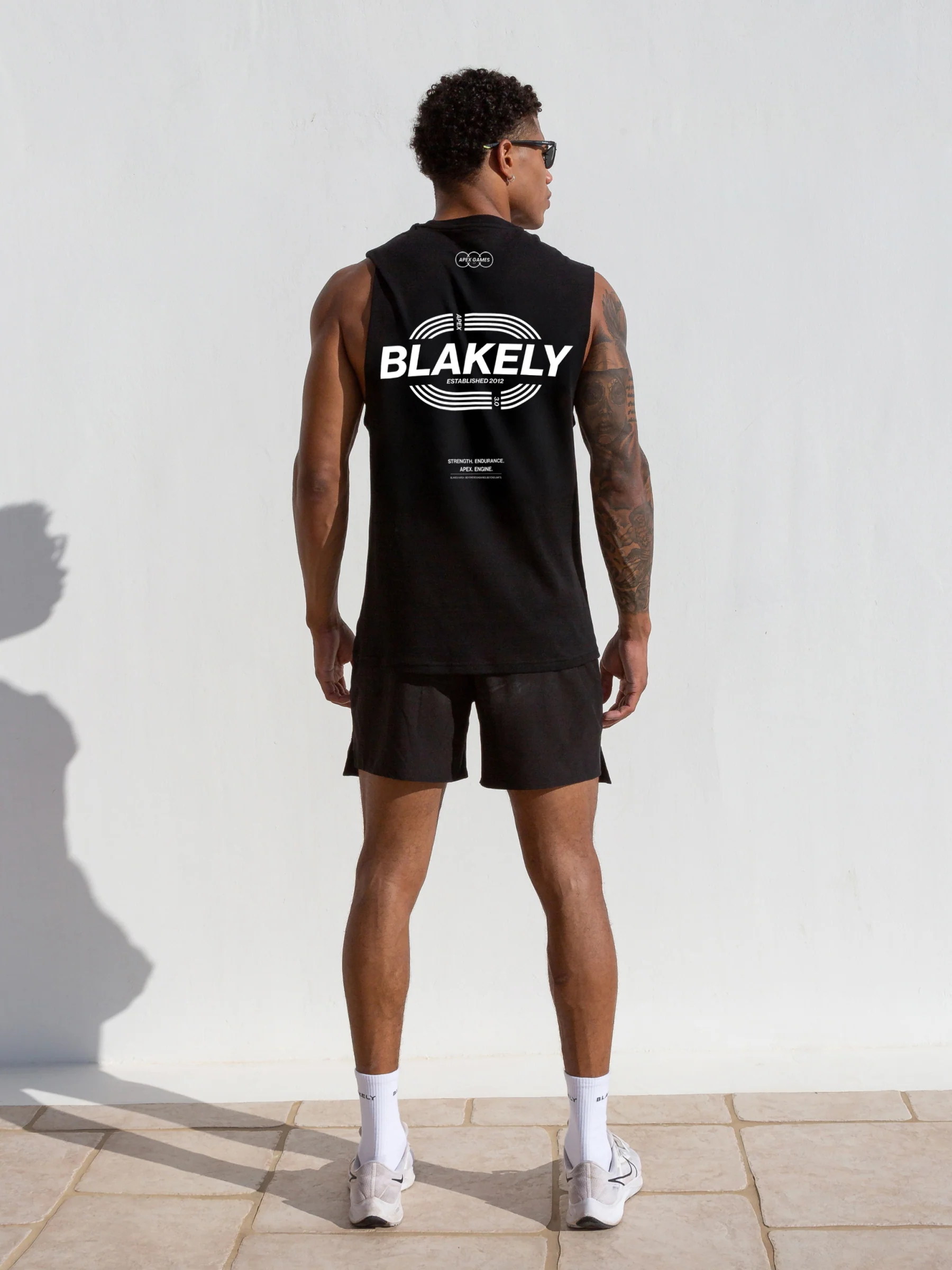Track Active Vest Top - Black - Image 3