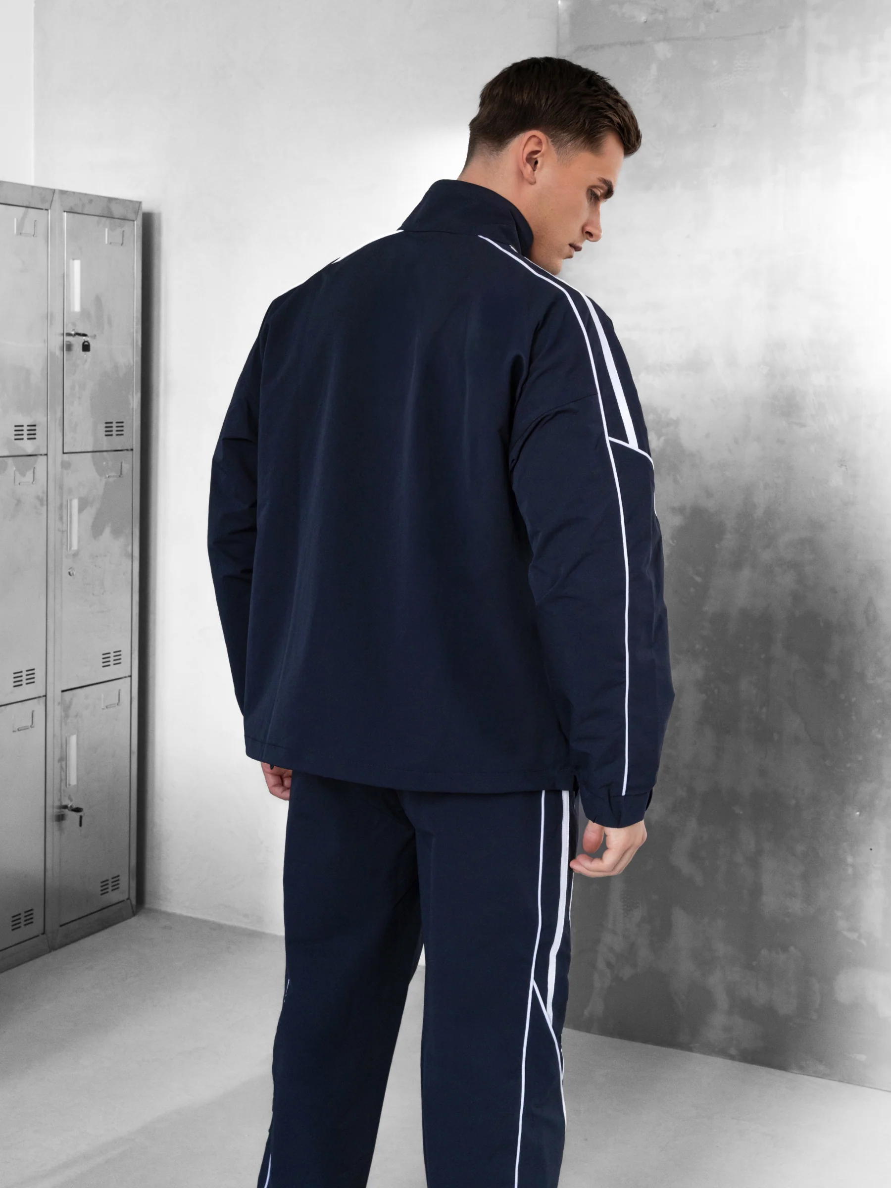 Blakely Track Jacket - True Navy - Image 2
