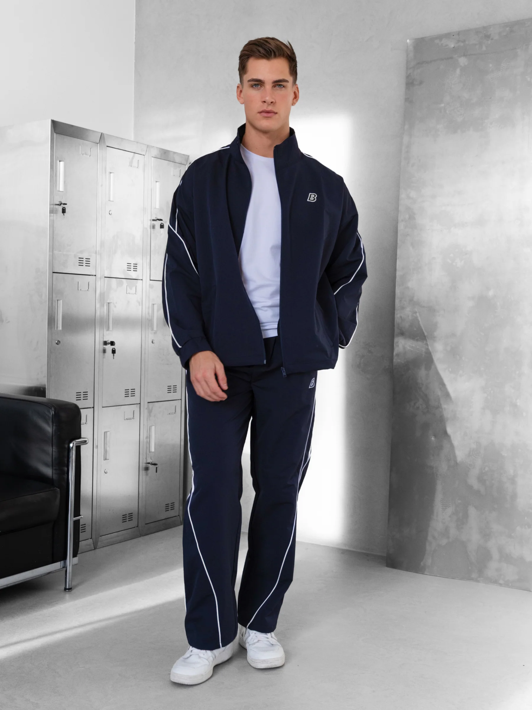 Blakely Track Jacket - True Navy - Image 3
