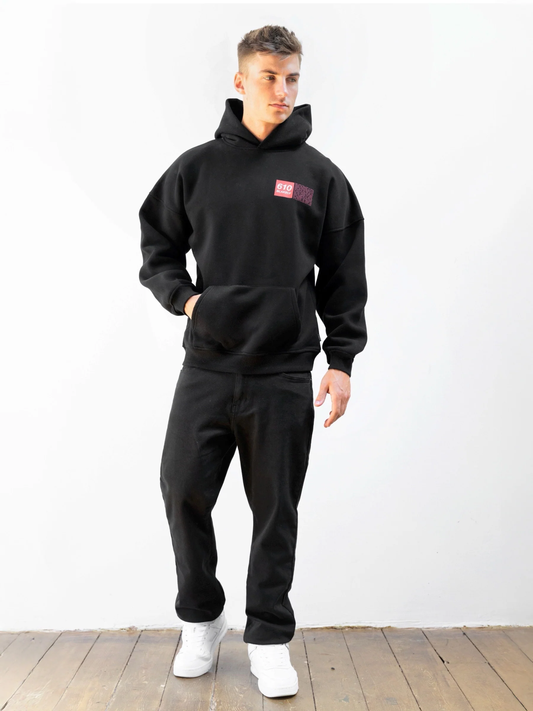 Tribeca 610 Relaxed Hoodie - Black - Image 6