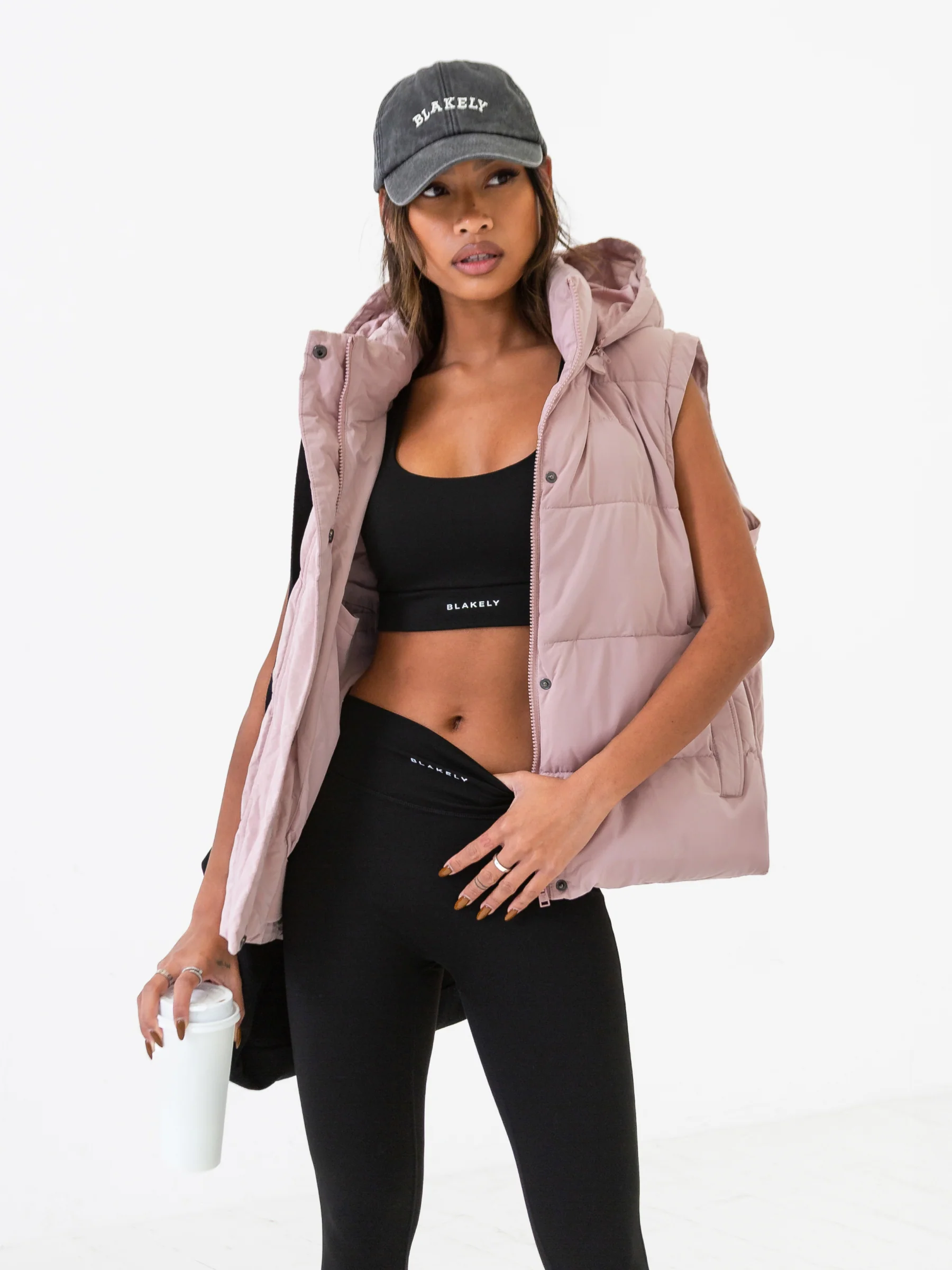 Multiway Puffer Coat 2 - Pink - Image 4