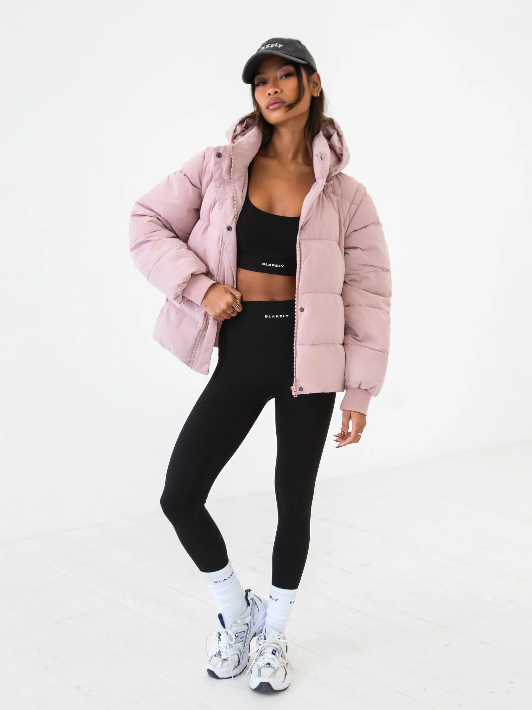 Multiway Puffer Coat 2 - Pink - Image 5