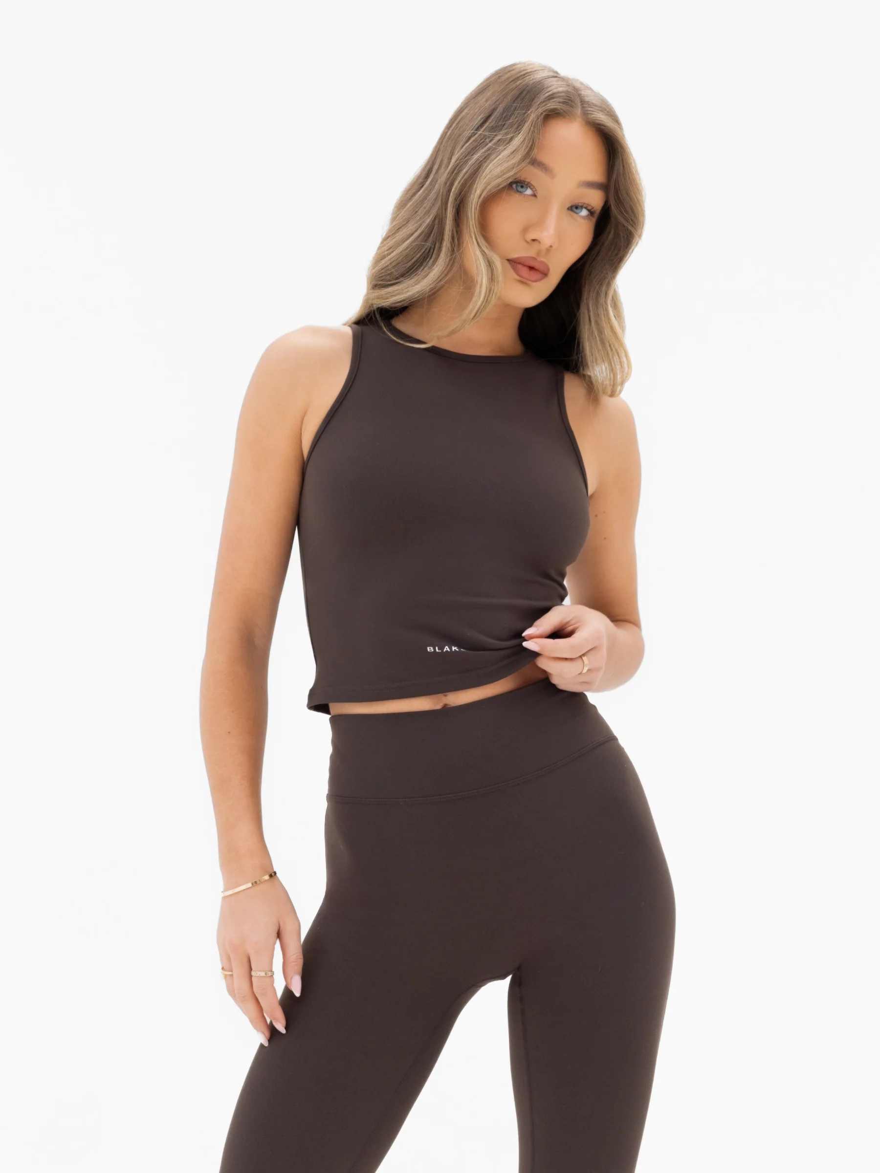 Ultimate Soft Lifestyle Leggings - Chocolate Brown - Image 6