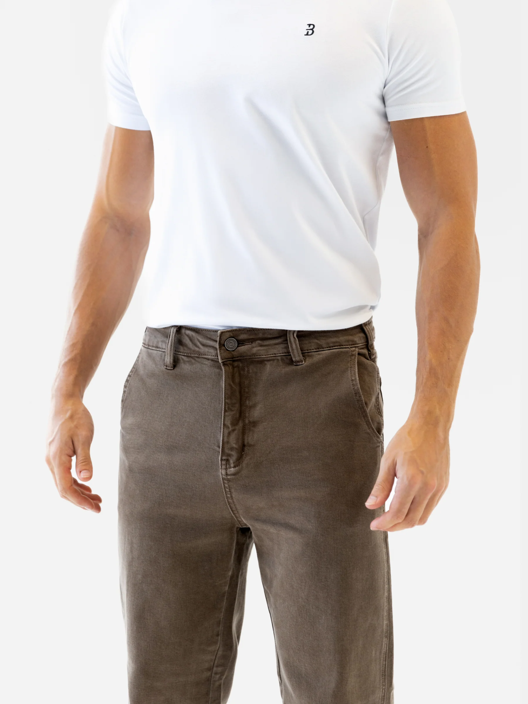 Vol.17 Straight Leg Jeans - Brown - Image 6