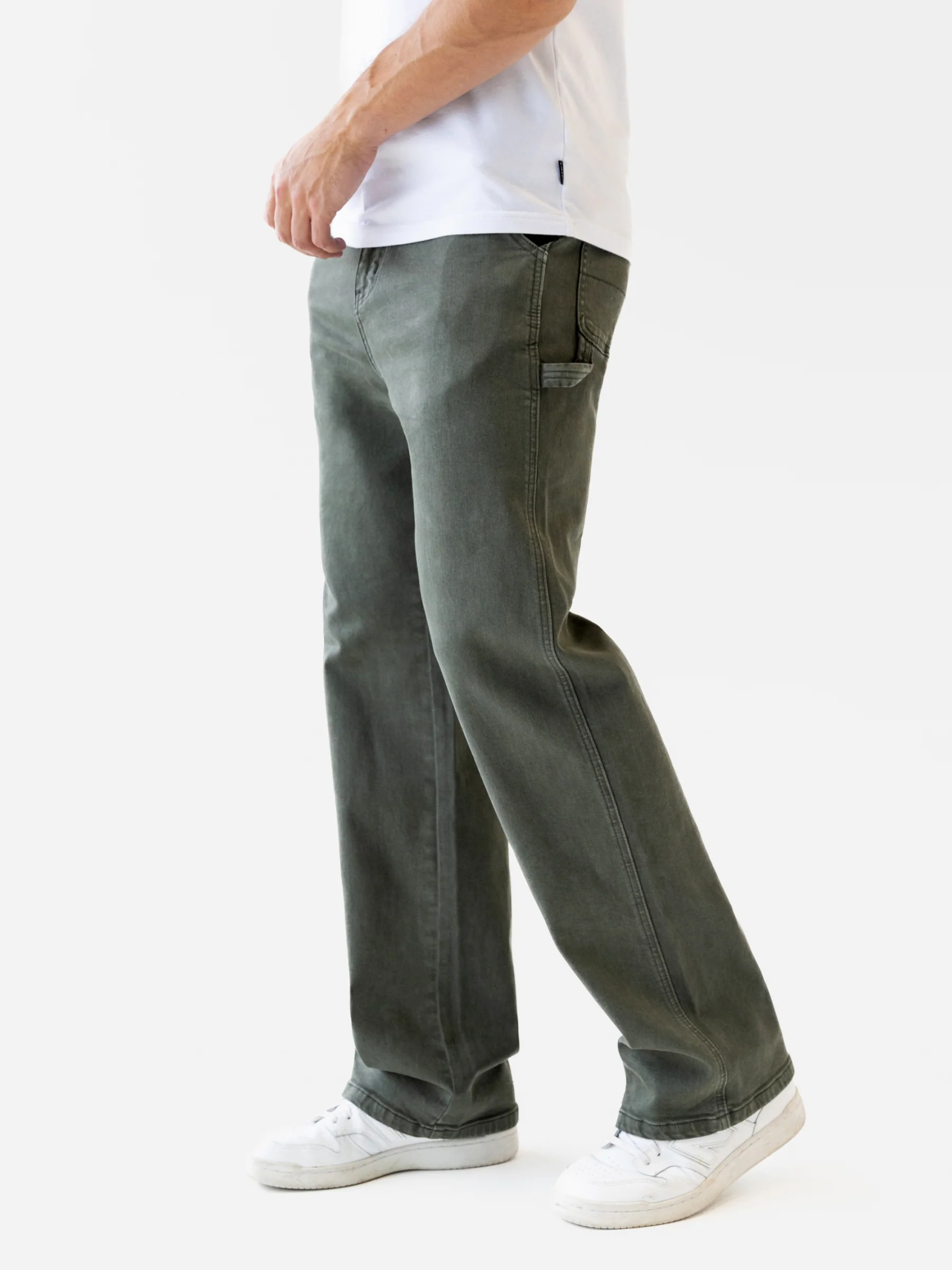 Vol.19 Carpenter Jeans - Olive Green - Image 4