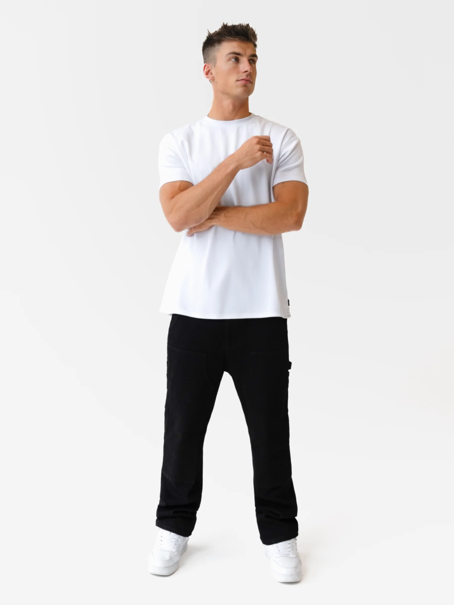 Vol.21 Panel Jeans - Black - Image 3