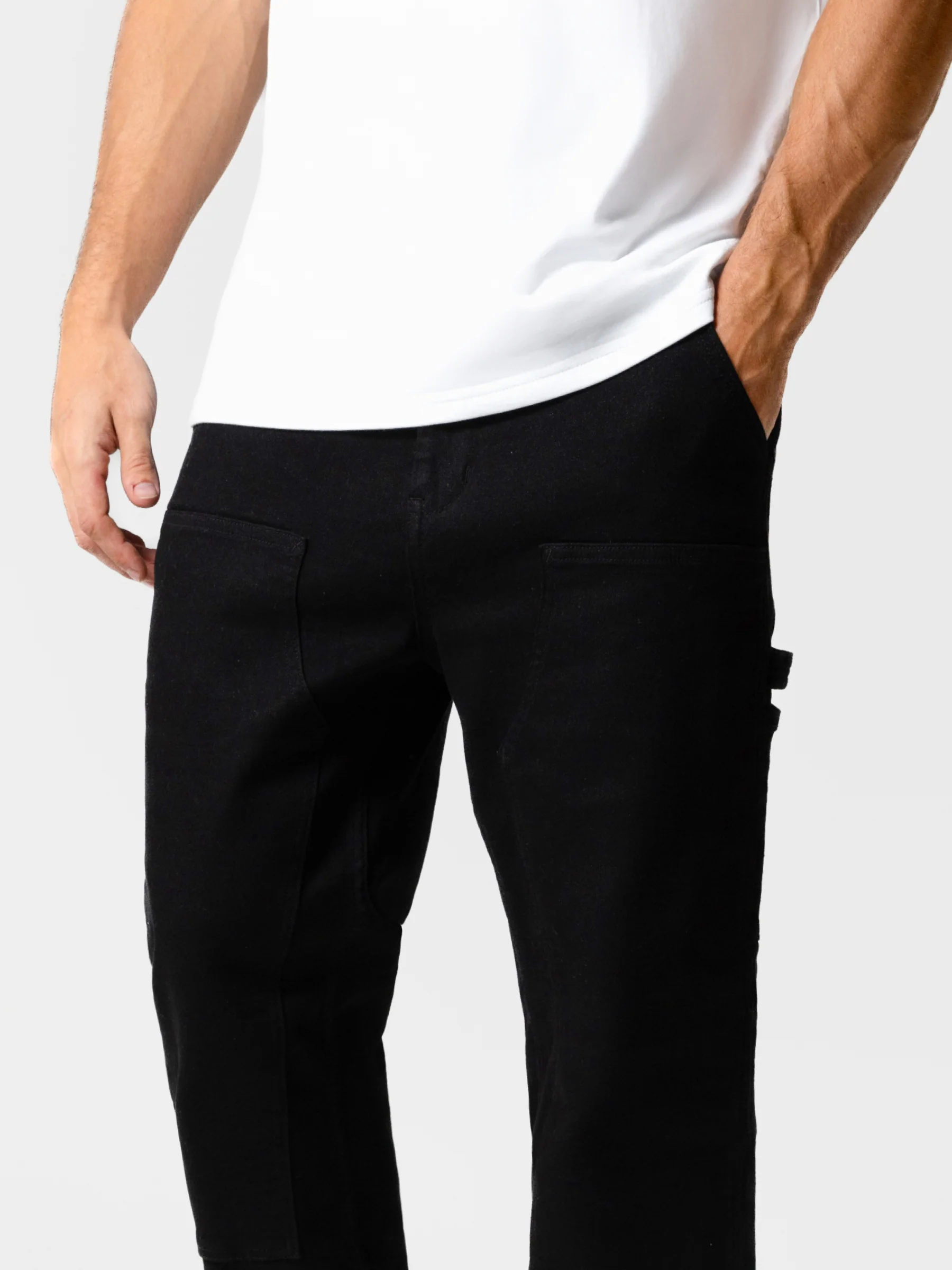 Vol.21 Panel Jeans - Black - Image 4