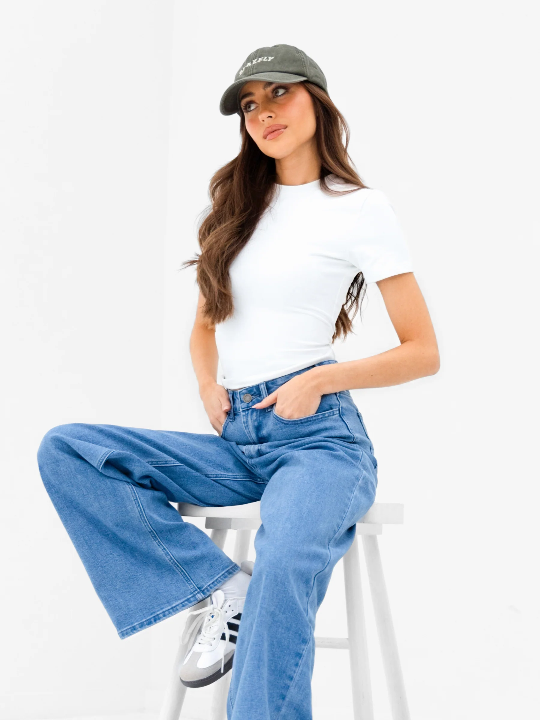 Blakely Wide Cut Jeans - Classic Blue - Image 5