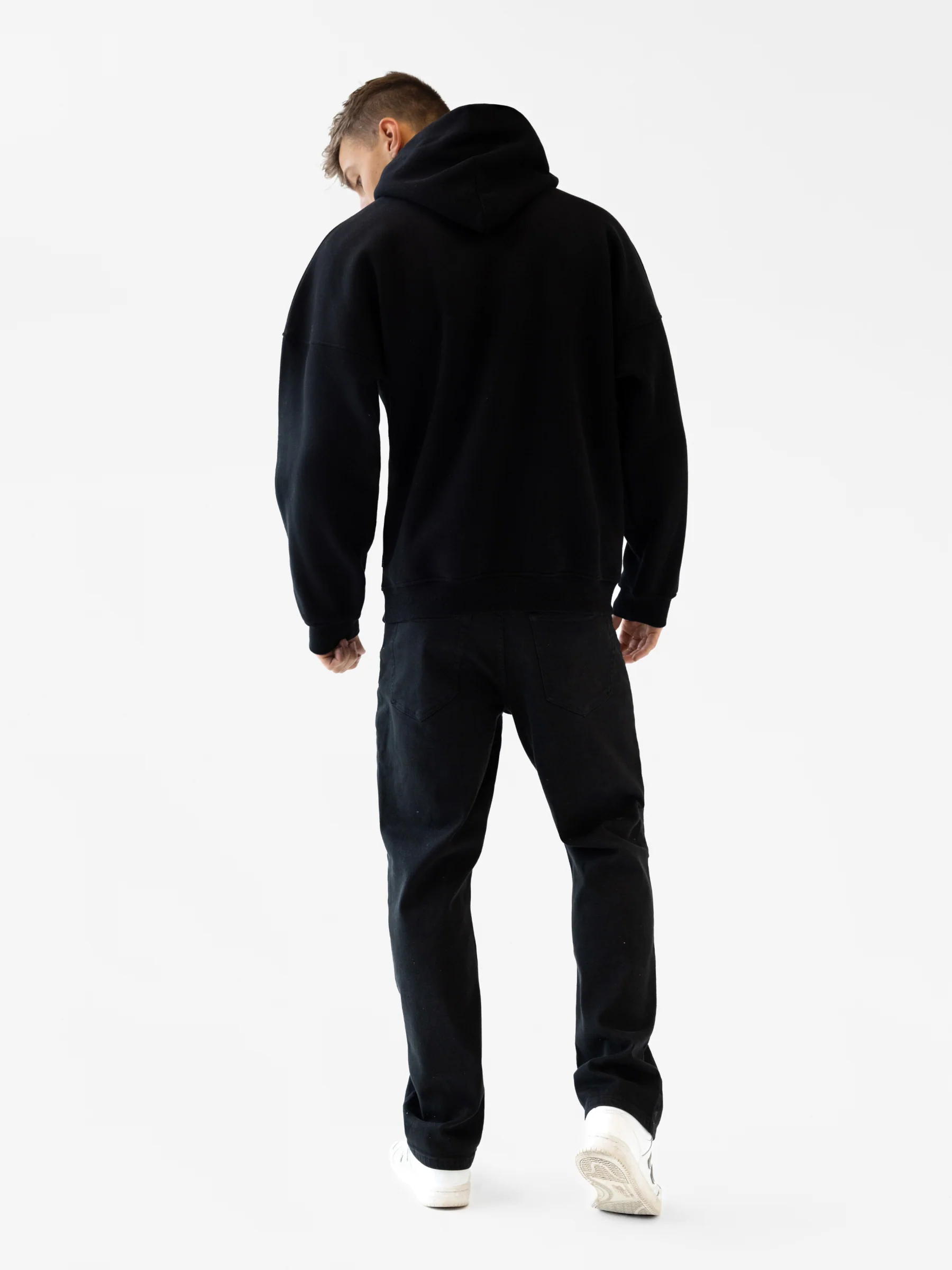 Zion Relaxed Hoodie - Black - Image 4
