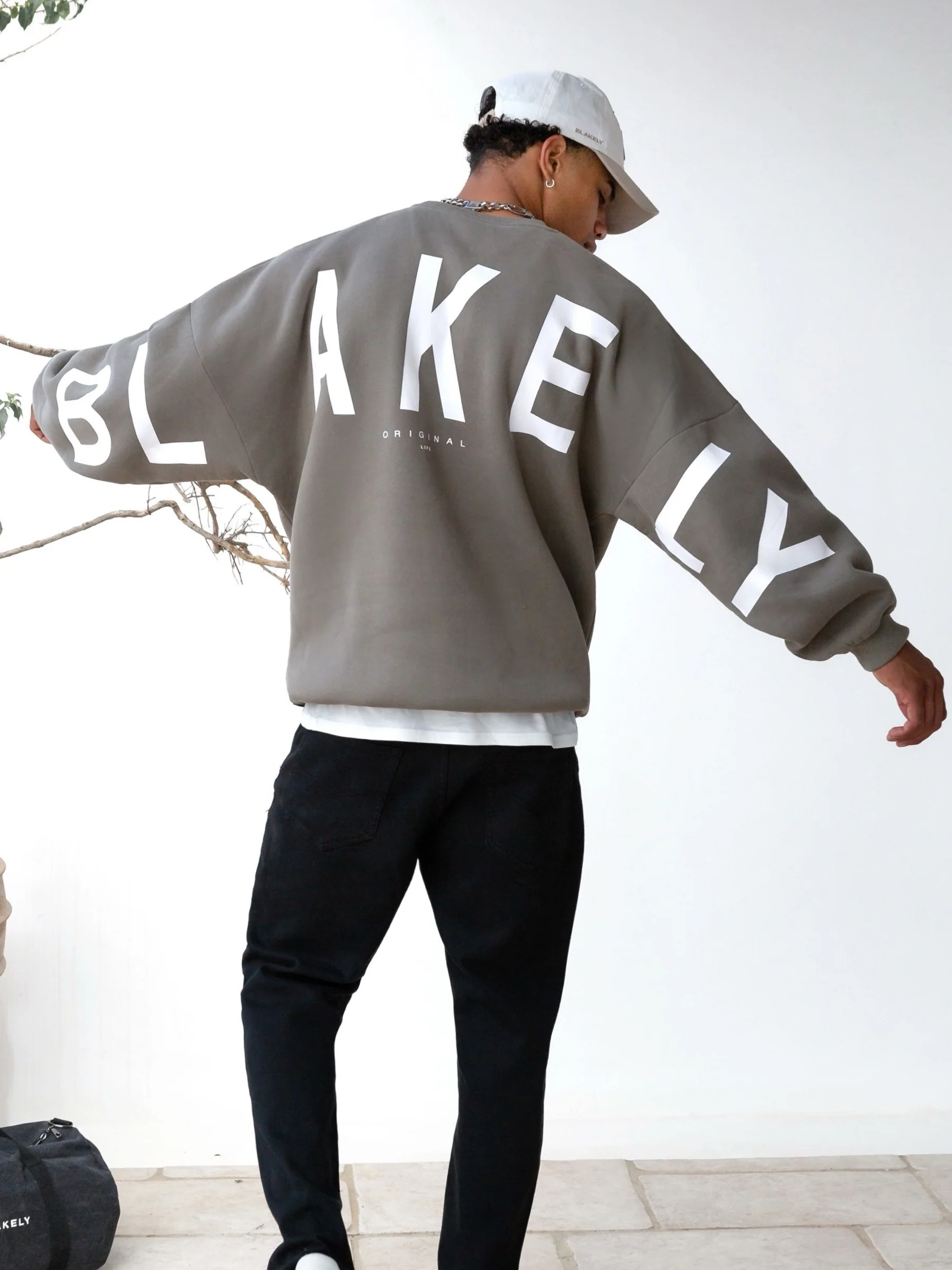 Idris Oversized Jumper - Safari Green - Image 3