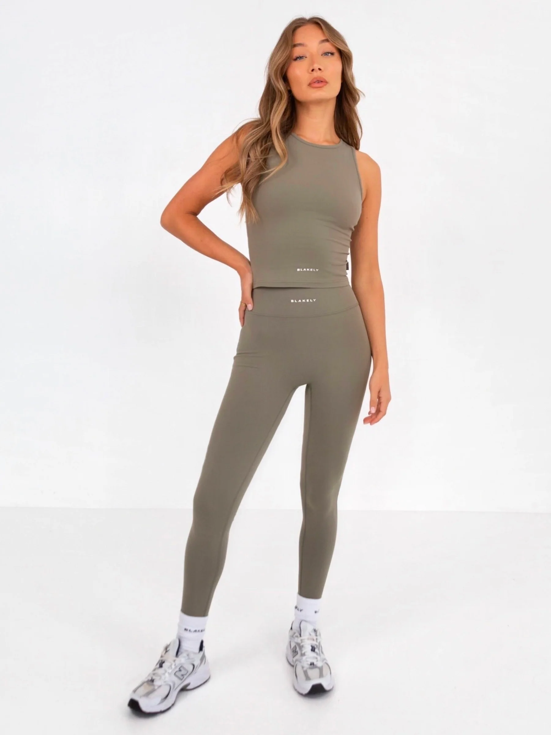 Ultimate Soft Lifestyle Leggings - Safari Green - Image 3