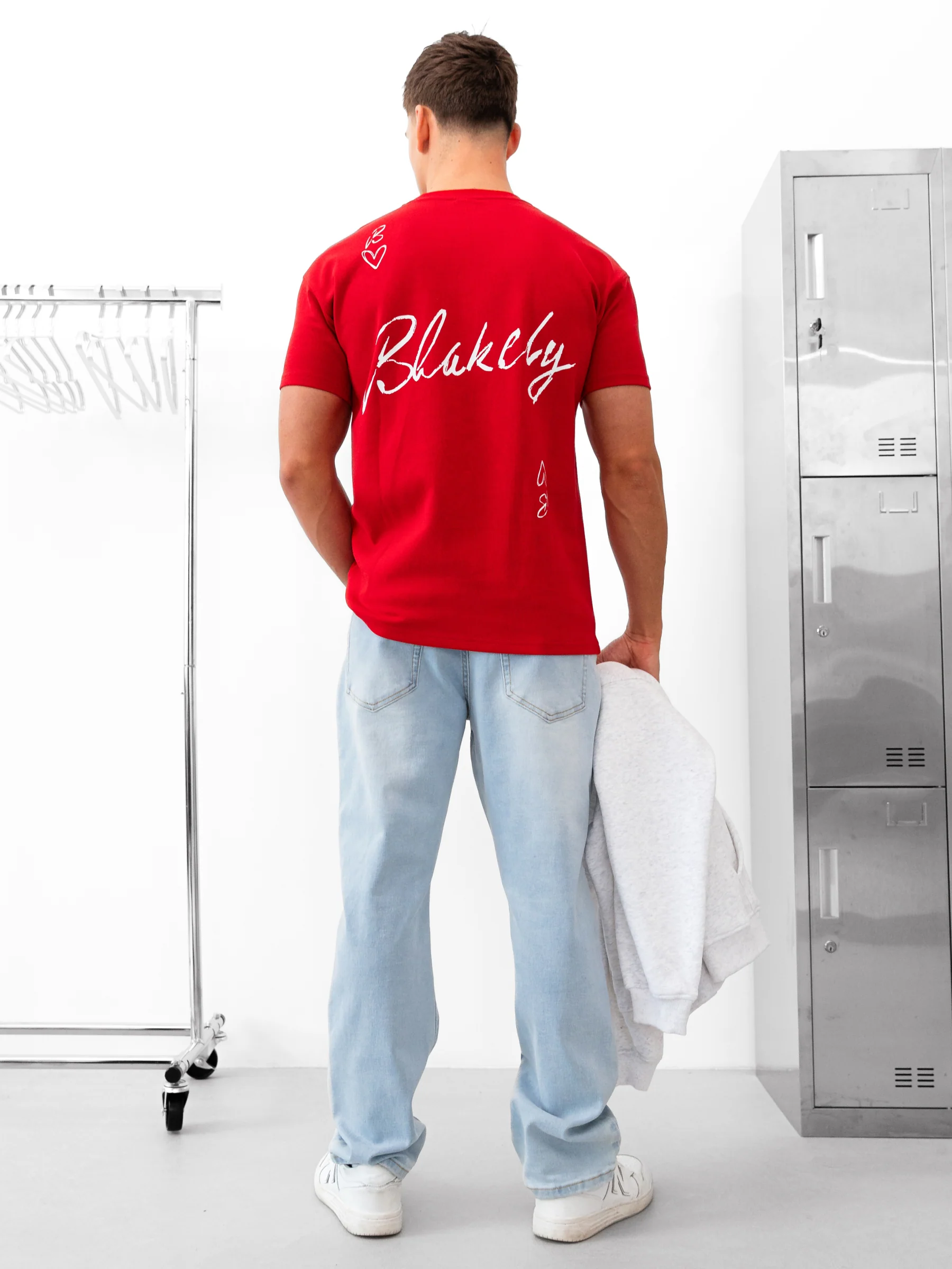 Amos Relaxed T-Shirt - Hot Red - Image 3