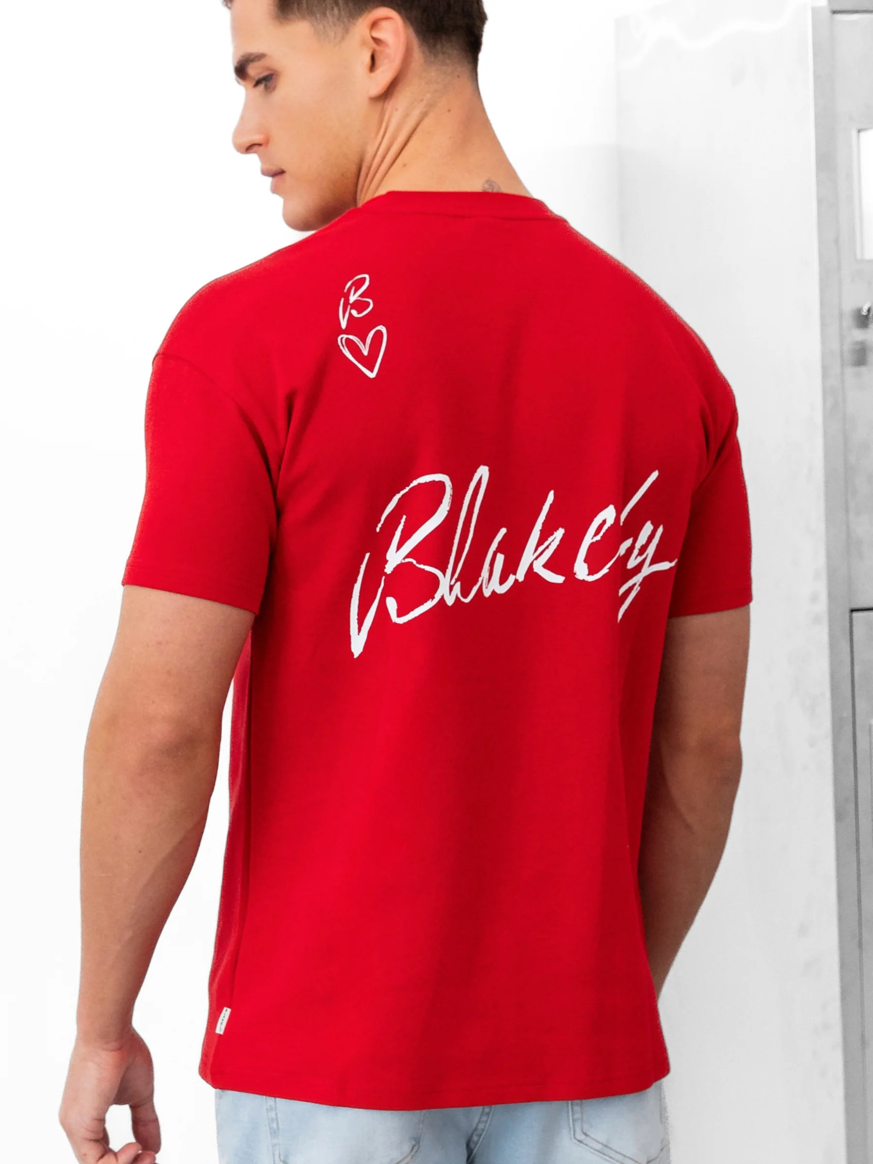 Amos Relaxed T-Shirt - Hot Red - Image 5